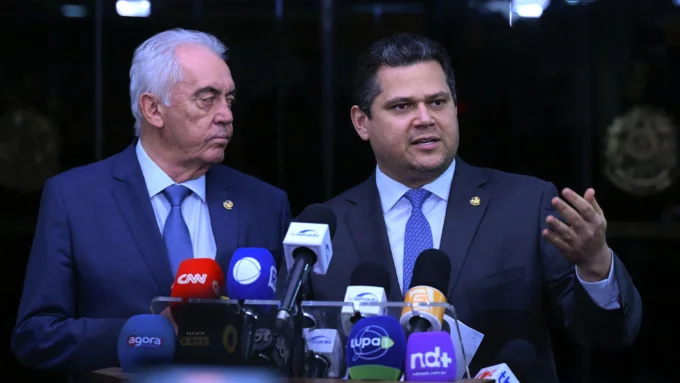 Davi Alcolumbre e Otto Alencar