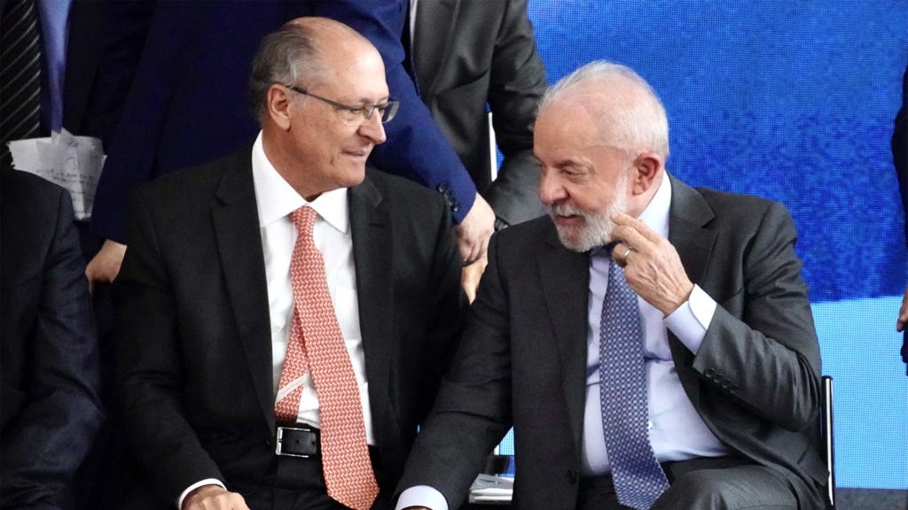 Vice Presidente da República Geraldo Alckmin e o Presidente da República Luiz Inácio Lula da Silva