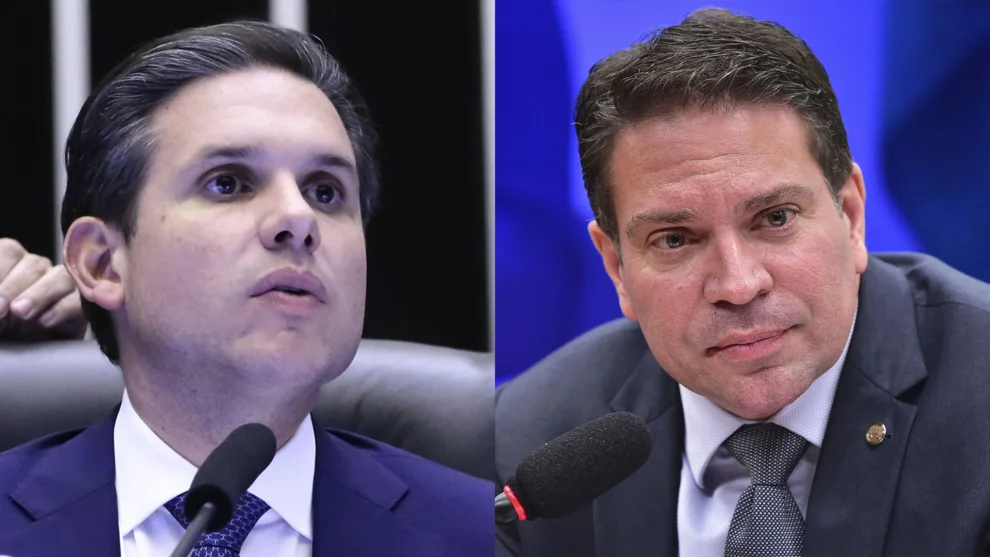 Presidente da Câmara dos Deputados, Hugo Motta (REPUBLICANOS - PB) e Dep. Delegado Ramagem (PL-RJ)