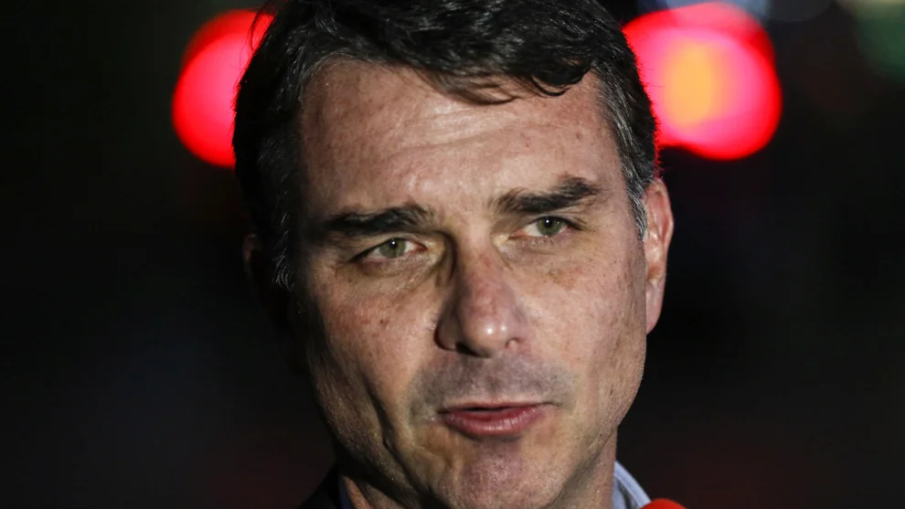 O senador Flávio Bolsonaro