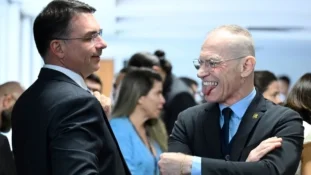 Flávio Bolsonaro e Fabiano Contarato