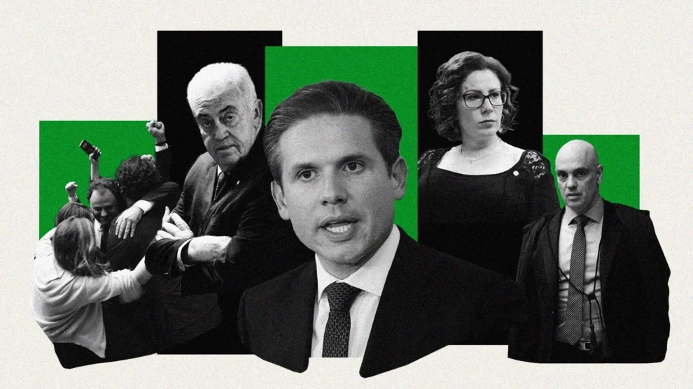 Glauber Braga, Otto Alencar, Hugo Motta, Carla Zambelli, Alexandre de Moraes