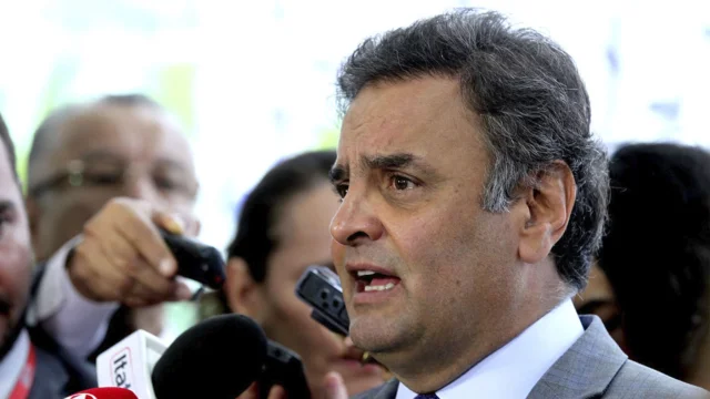 Presidente nacional do PSDB, Aécio Neves