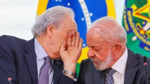Ministro da Justiça Ricardo Lewandowski e Presidente do Brasil Luiz Inácio Lula da Silva