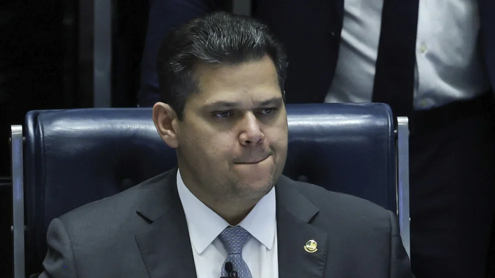 Senador e presidente do Congresso, Davi Alcolumbre