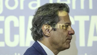 O ministro da Fazenda, Fernando Haddad