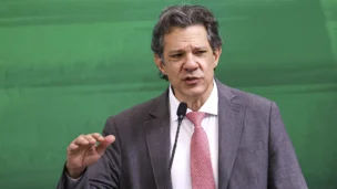 O ministro da Fazenda, Fernando Haddad