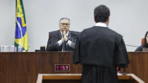 Ministro Flávio Dino e o Adv. Jeffrey Chiquini