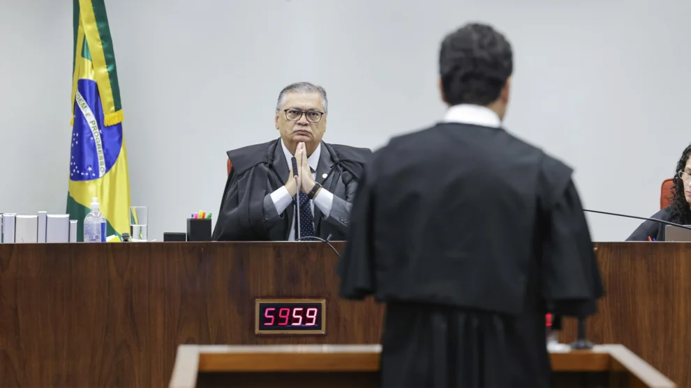 Ministro Flávio Dino e o Adv. Jeffrey Chiquini