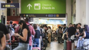 Aeroporto de Congonhas lotado