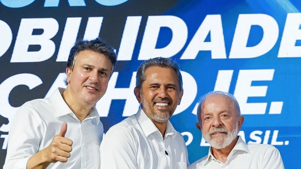 Camilo Santana, Elmano Freitas e Lula