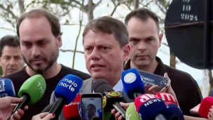 O governo do Estado de São Paulo Tarcísio Gomes de Freitas (Republicanos)