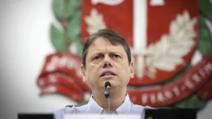 O governo do Estado de São Paulo Tarcísio Gomes de Freitas (Republicanos)