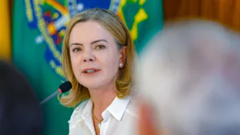 A ministra de Relações Institucionais, Gleisi Hoffmann