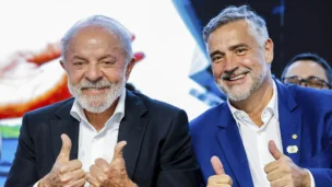Deputado Federal do Brasil Paulo Pimenta e Presidente da República, Luiz Inácio Lula da Silva