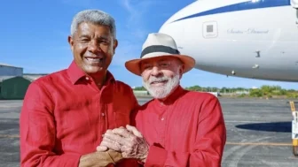 Presidente da República, Luiz Inácio Lula da Silva, com Governador da Bahia, Jerônimo Rodrigues