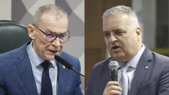 Senador, Fabiano Contarato e o Dep. Alfredo Gaspar