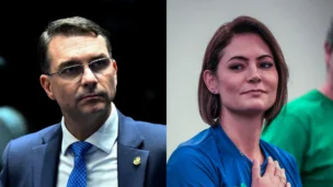 Flávio Bolsonaro, Michelle Bolsonaro