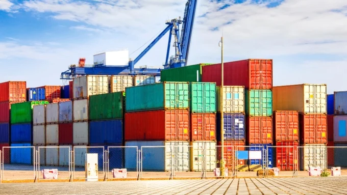 Exportação, porto, Contêiner