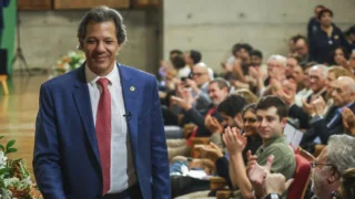 o ministro da Fazenda, Fernando Haddad