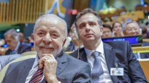 Presidente da República, Luiz Inácio Lula da Silva e o Presidente do Senando, Senador Rodrigo Pacheco