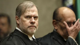 Os ministros do STF, Dias Toffoli e Gilmar Mendes