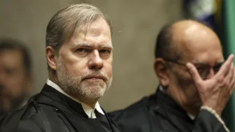 Os ministros do STF, Dias Toffoli e Gilmar Mendes