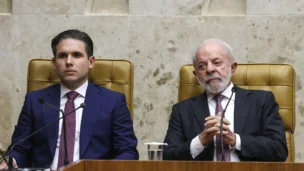 O presidente da Câmara dos Deputados, Hugo Motta, e o presidente Luiz Inácio Lula da Silva