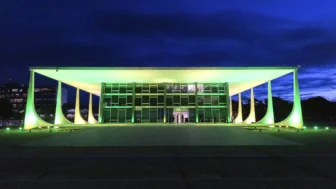 Fachada do STF. STF
