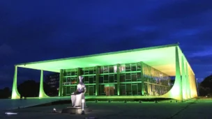Fachada do STF. STF