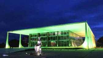 Fachada do STF. STF