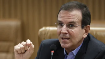 O prefeito Eduardo Paes