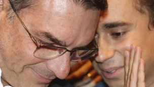 O Senador e Pré Candidato a Presidência da República pelo PL, Flávio Bolsonaro (PL/RJ), e o Deputado Nikolas Ferreira (PL/MG)