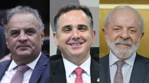 Dep. Aécio Neves (PSDB - MG), senador Rodrigo Pacheco (PSD-MG), Presidente da República, Luiz Inácio Lula da Silva