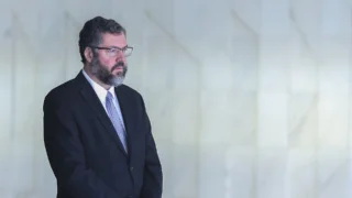 O ministro das Relações Exteriores do Brasil, Ernesto Araújo