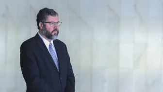 O ministro das Relações Exteriores do Brasil, Ernesto Araújo