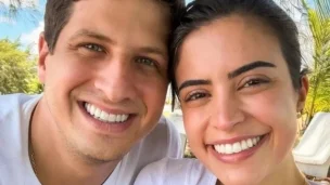 Com Moraes e Alckmin presentes, Tabata Amaral e João Campos se casam em Pernambuco