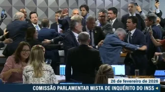 confusão na CPMI do INSS