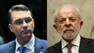 Flávio Bolsonaro e Lula