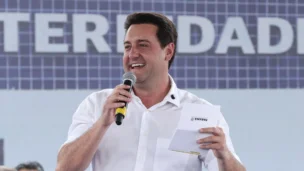 O governador Carlos Massa Ratinho Junior