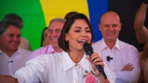A Presidente Nacional do PL Mulher, Michelle Bolsonaro