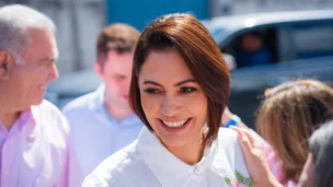 A Presidente Nacional do PL Mulher, Michelle Bolsonaro