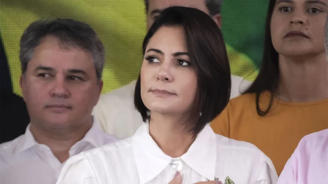 A Presidente Nacional do PL Mulher, Michelle Bolsonaro