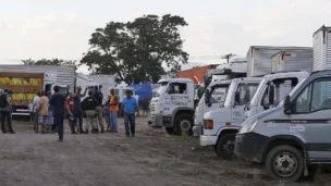 Caminhões parados, Greve dos Caminhoneiros, Caminhão