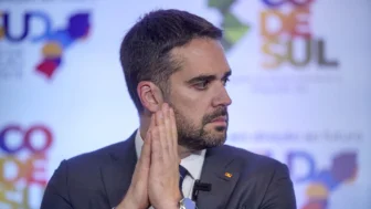 O governador do Rio Grande Sul, Eduardo Leite