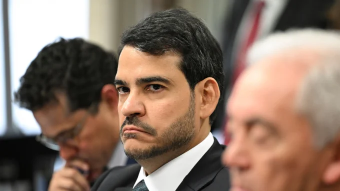 Reunião da Comissão de Constituição e Justiça (CCJ) do Senado durante sabatina do advogado-geral da União, Jorge Rodrigo Araújo Messias