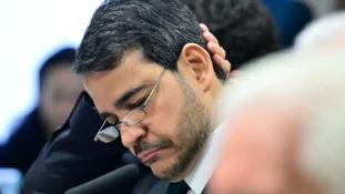 Reunião da Comissão de Constituição e Justiça (CCJ) do Senado durante sabatina do advogado-geral da União, Jorge Rodrigo Araújo Messias