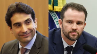 O presidente do Banco Central do Brasil, Gabriel Galípolo com o ministro da Fazenda, Dario Durigan