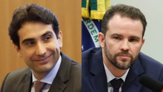 O presidente do Banco Central do Brasil, Gabriel Galípolo com o ministro da Fazenda, Dario Durigan