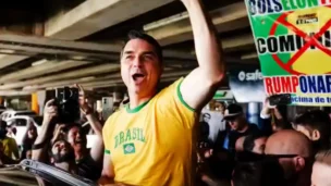 O Pré-Candidato a Presidência da República, senador Flávio Bolsonaro (PL/RJ)